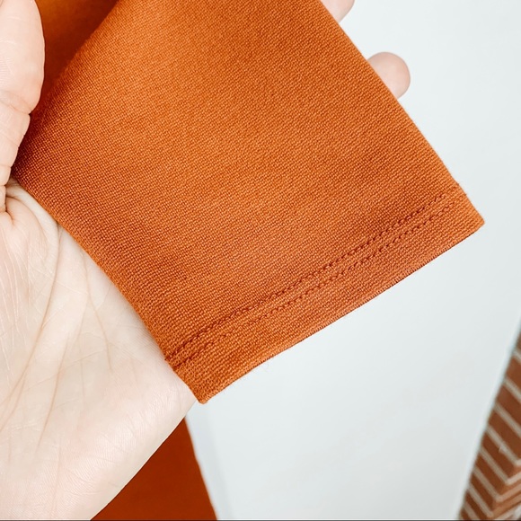 Forever 21 Solid Midi Dress Size Medium - Picture 5 of 6